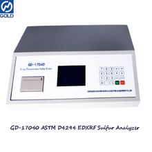 GD-17040 Instrumen Lab Minyak Mentah X Ray Fluoresensi Diesel Sulfur Analyzer Astm d4294